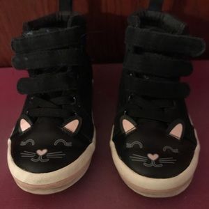 Toddler girl cat sneakers